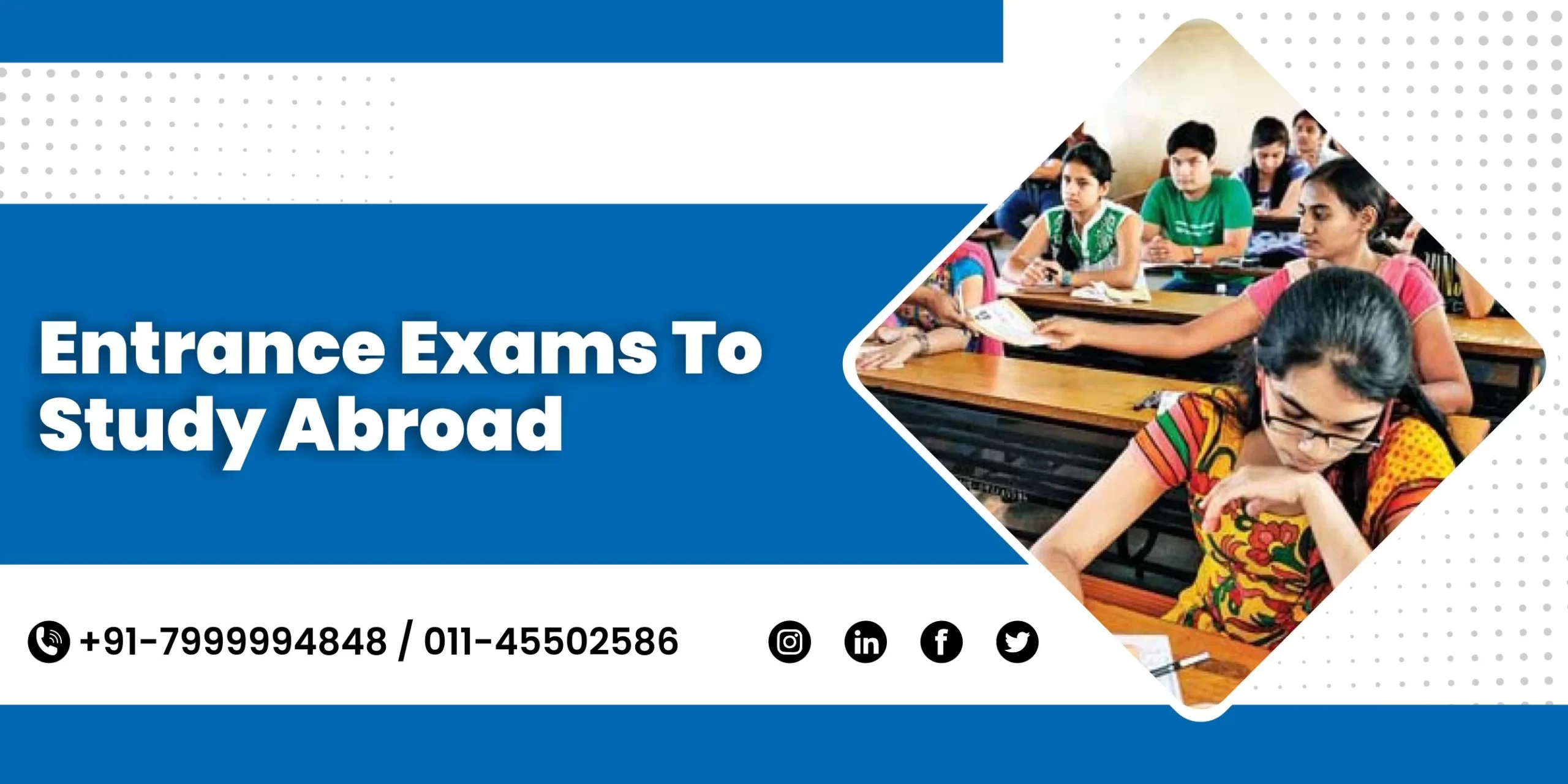 Entrance exams to study abroad