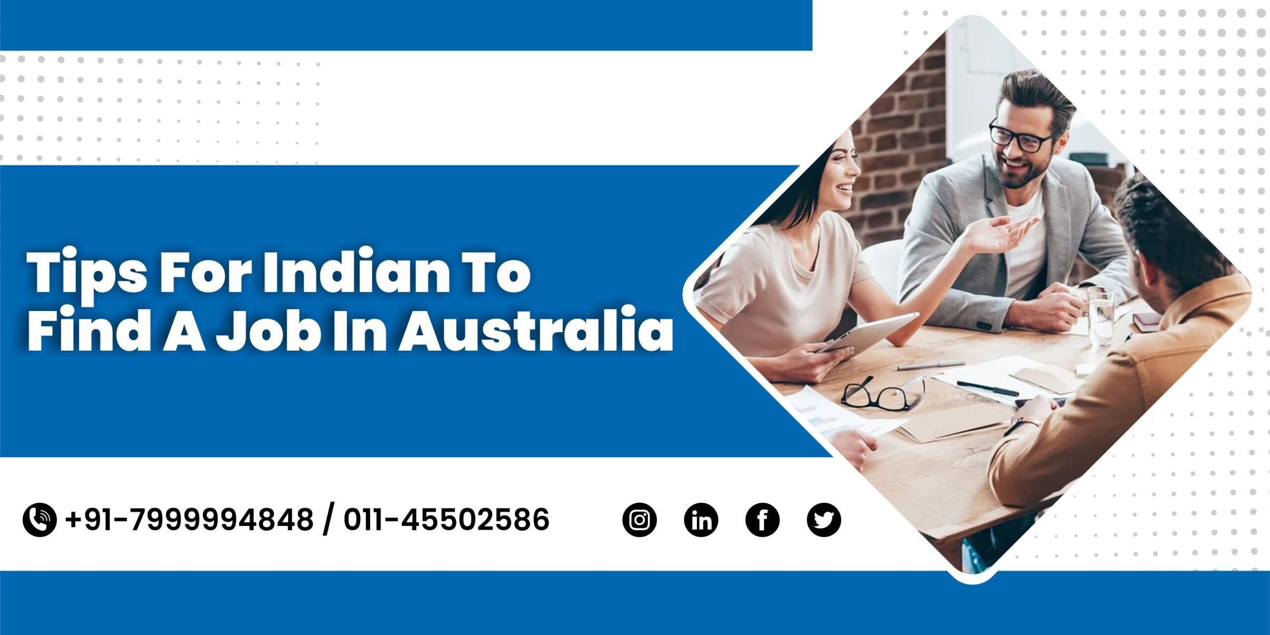 Tips for Indians to find a Job in Australia