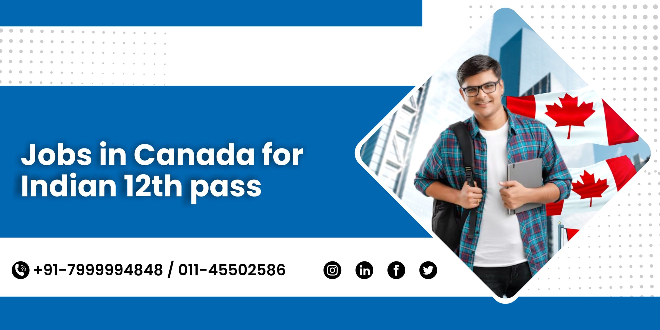 Jobs in Canada for Indian 12th pass