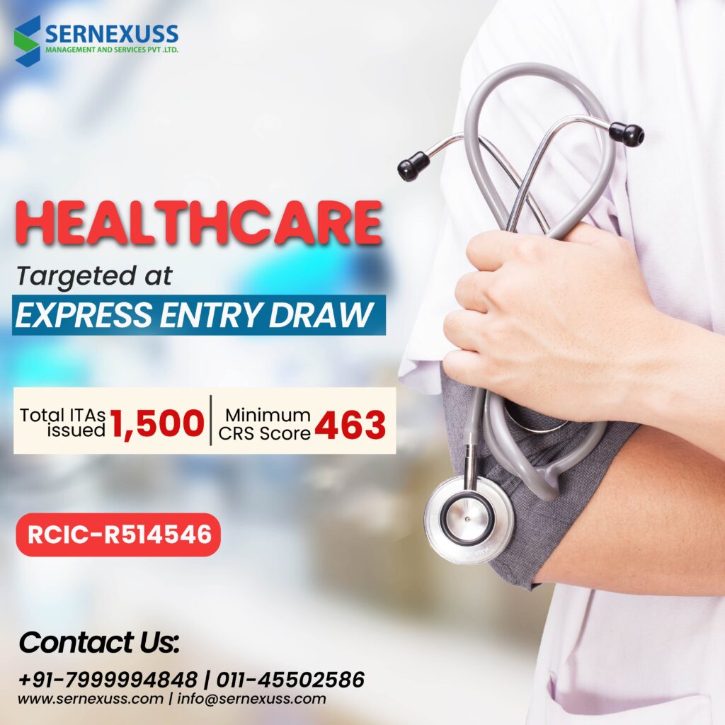 New health care Targeted Express Entry Draw 