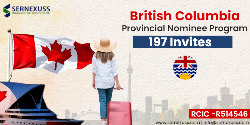BC PNP Latest Draw May 30, 2023 - 196 Invitations