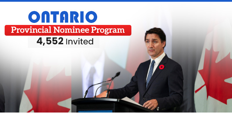 Ontario-OINP Draws Sent 4,552 PR Invitations