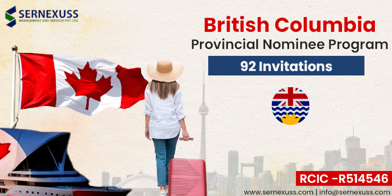 British Columbia PNP Draw Sent Out 92 PR Invitations