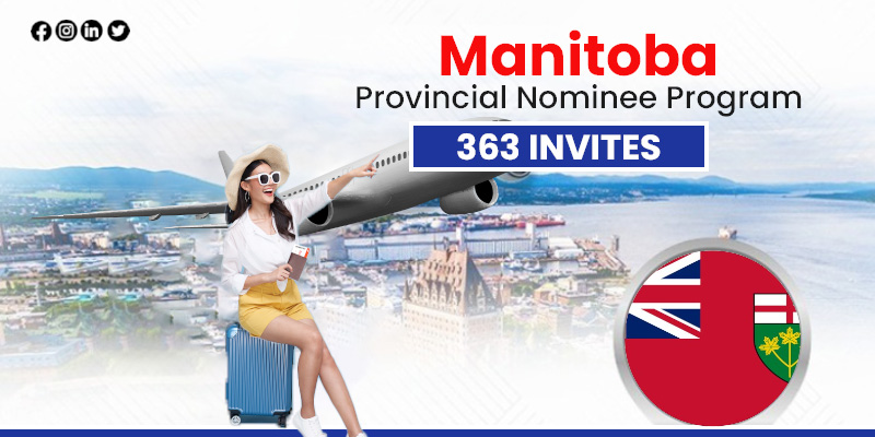 Manitoba PNP Draw Issued 363 PR Invitations
