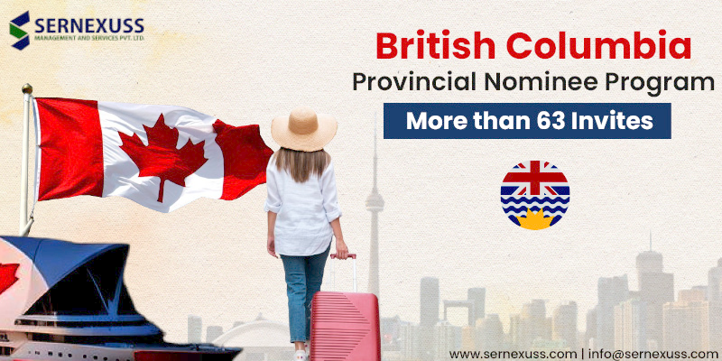 British Columbia PNP Draw sent out 63 PR invitations