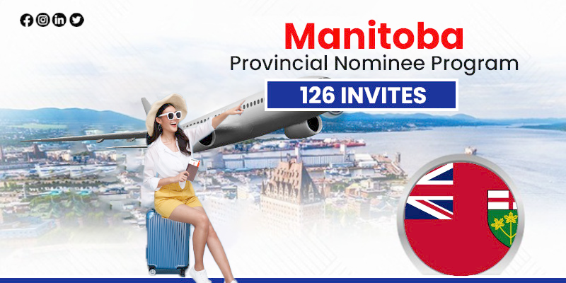 Manitoba PNP Draw Issued 126 PR Invitations