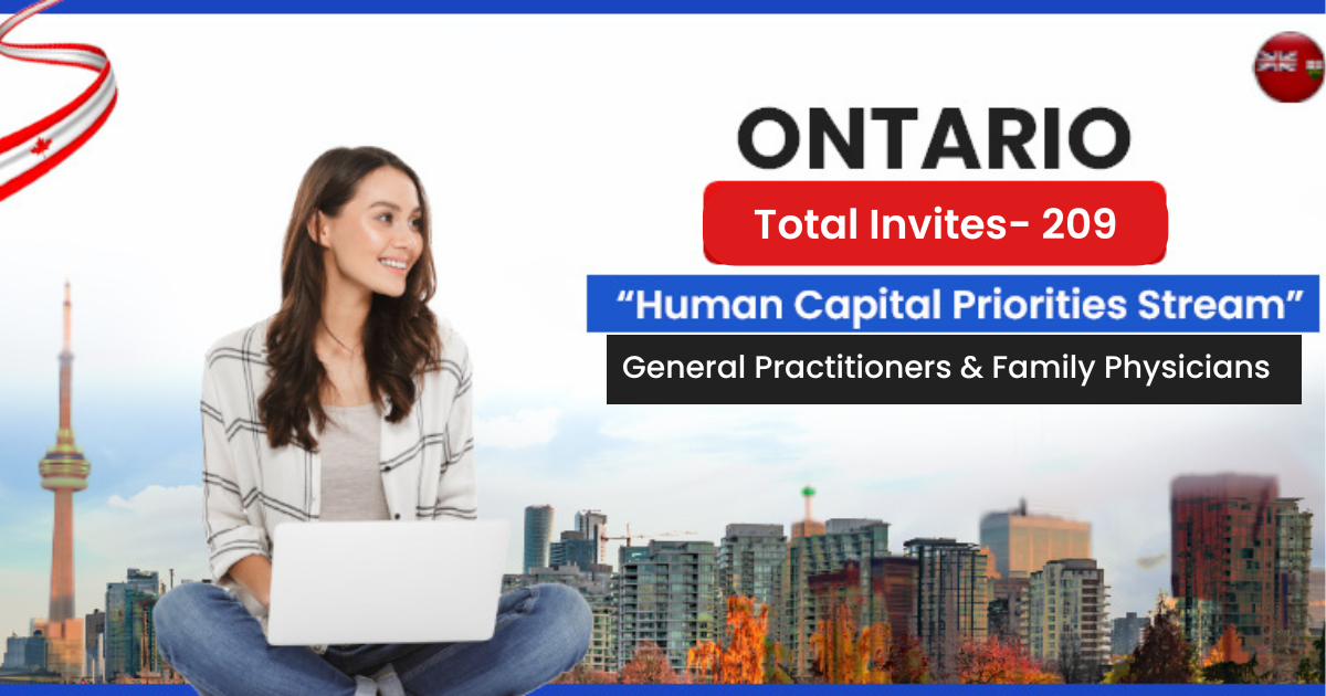 Ontario Express Entry Draw Sent Out 209 PR Invitations