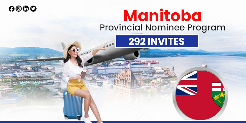 Manitoba PNP Draw Issued 292 PR Invitations