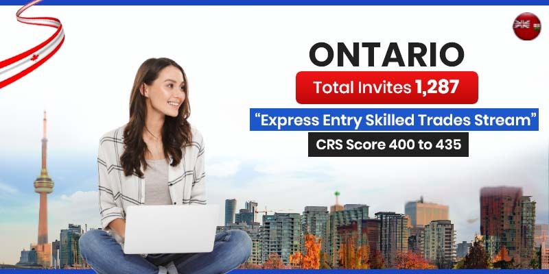 Ontario OINP Draw Sent Out 1287 PR Invitations