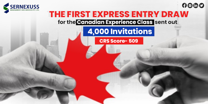 Express Entry Draw Sent 4000 Permanent Residency Invitations